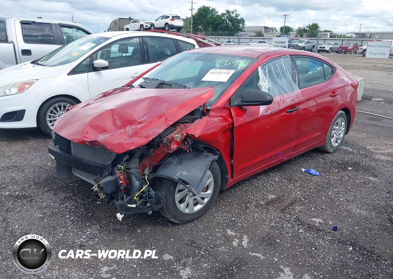 2017 Hyundai Elantra Se VIN:5NPD74LF2HH098676 - 2