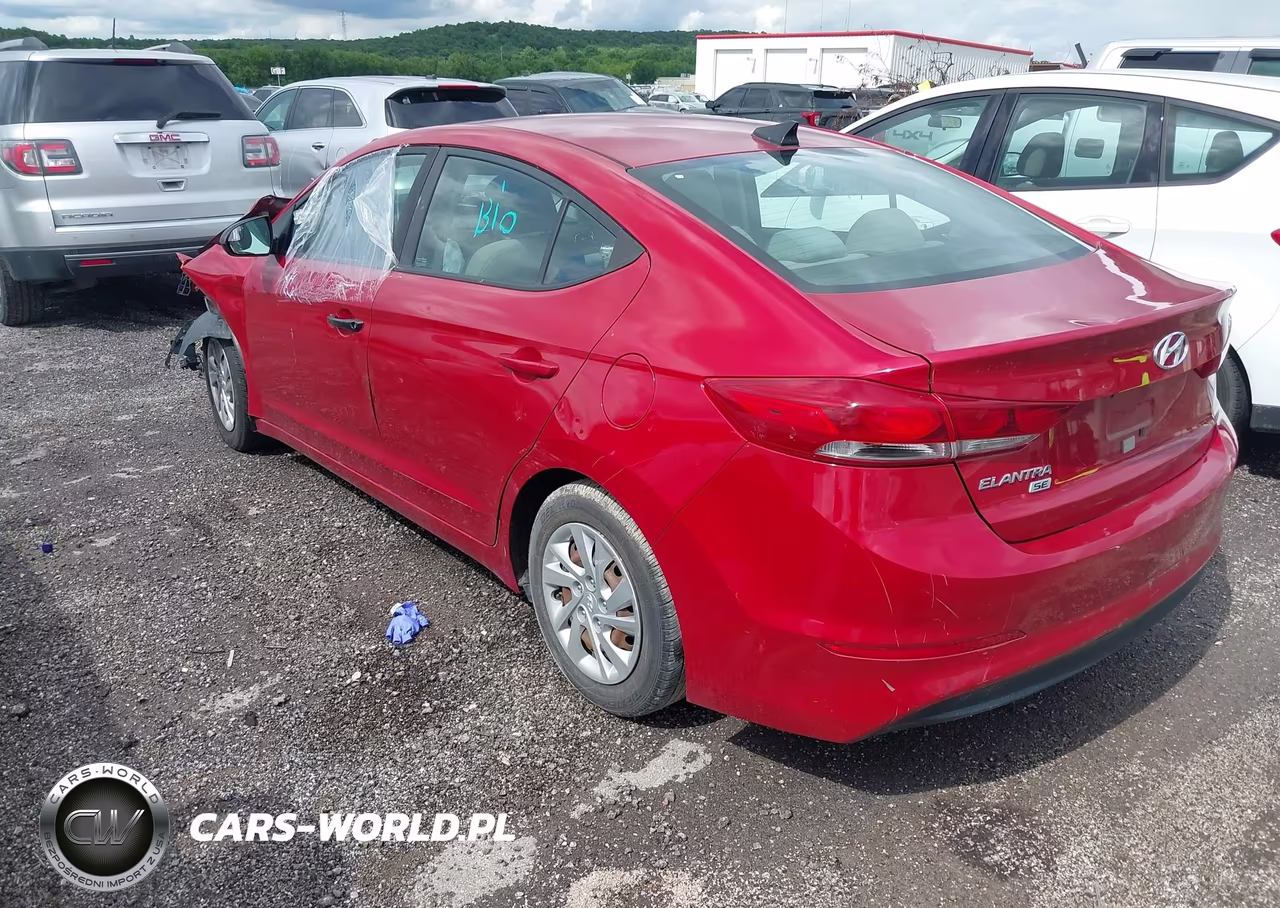 2017 Hyundai Elantra Se VIN:5NPD74LF2HH098676 - 3