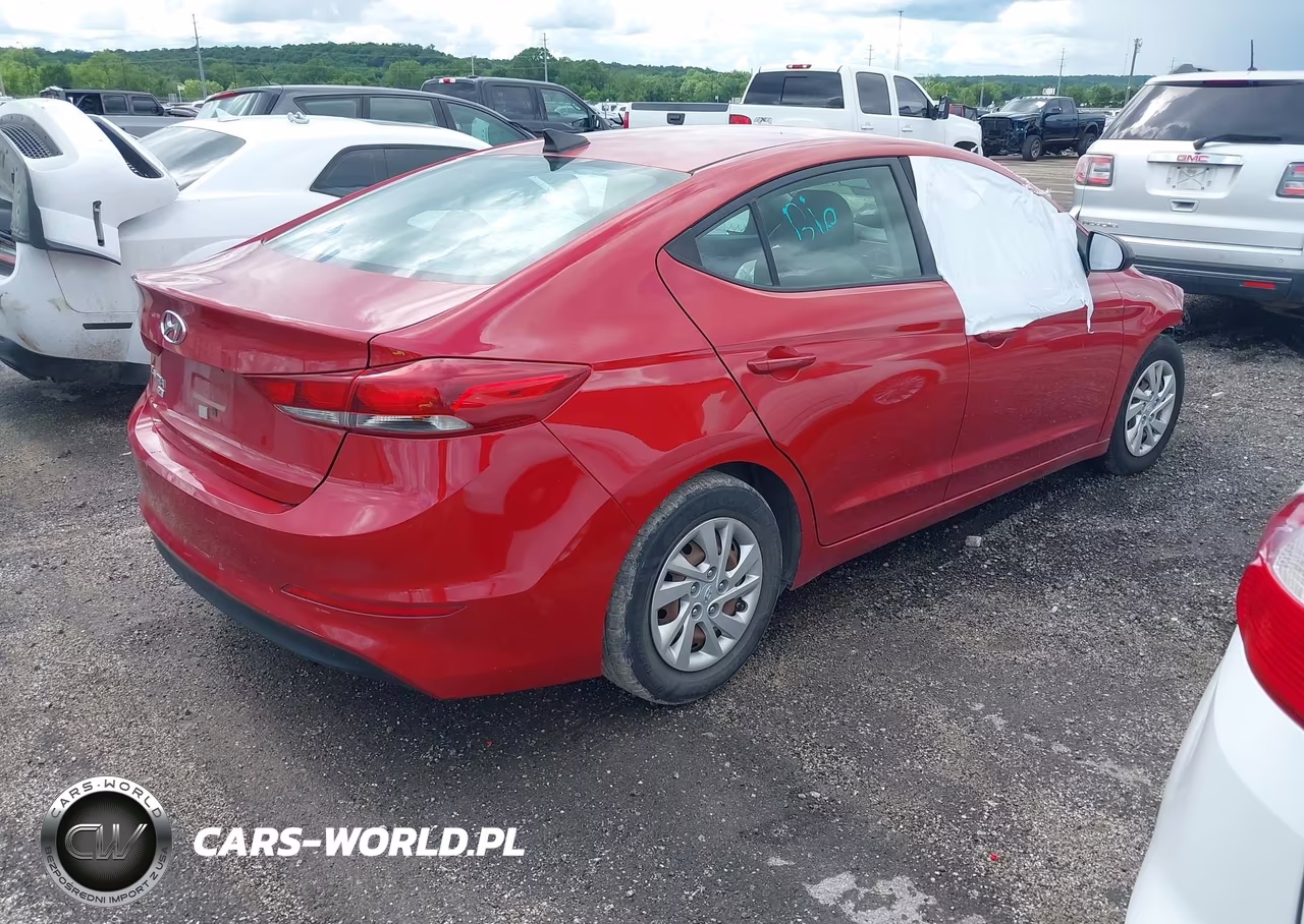2017 Hyundai Elantra Se VIN:5NPD74LF2HH098676 - 4