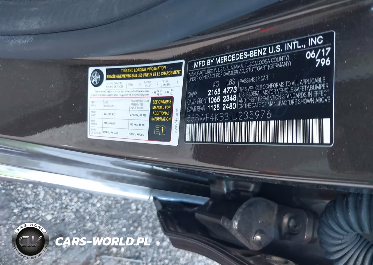 2018 Mercedes-Benz C 300 4Matic VIN:55SWF4KB3JU235976 - 9