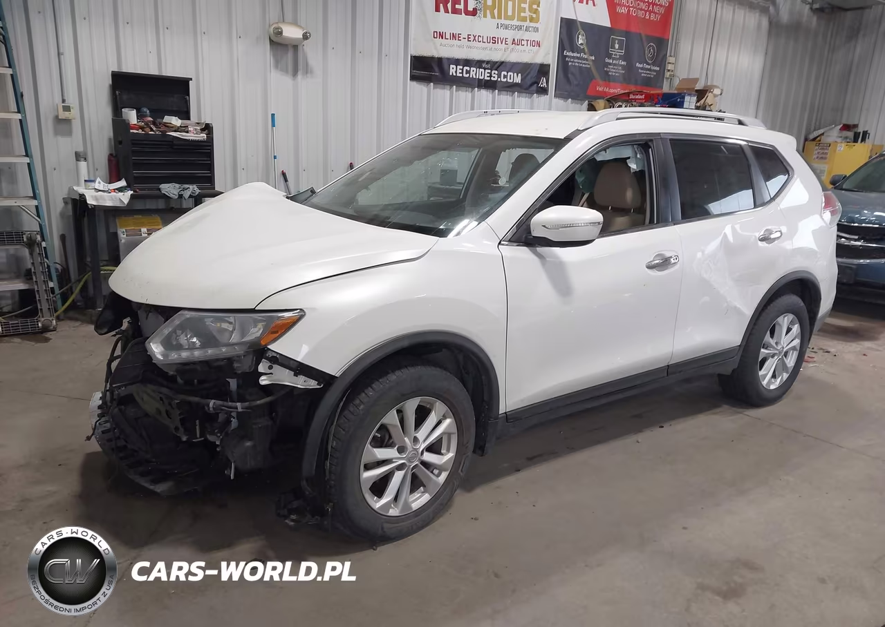2015 Nissan Rogue Sv VIN:KNMAT2MV2FP539913 - 2