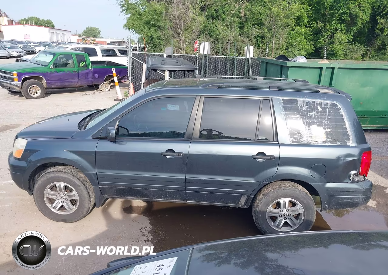 2005 Honda Pilot Ex-L VIN:5FNYF18555B010670 - 14