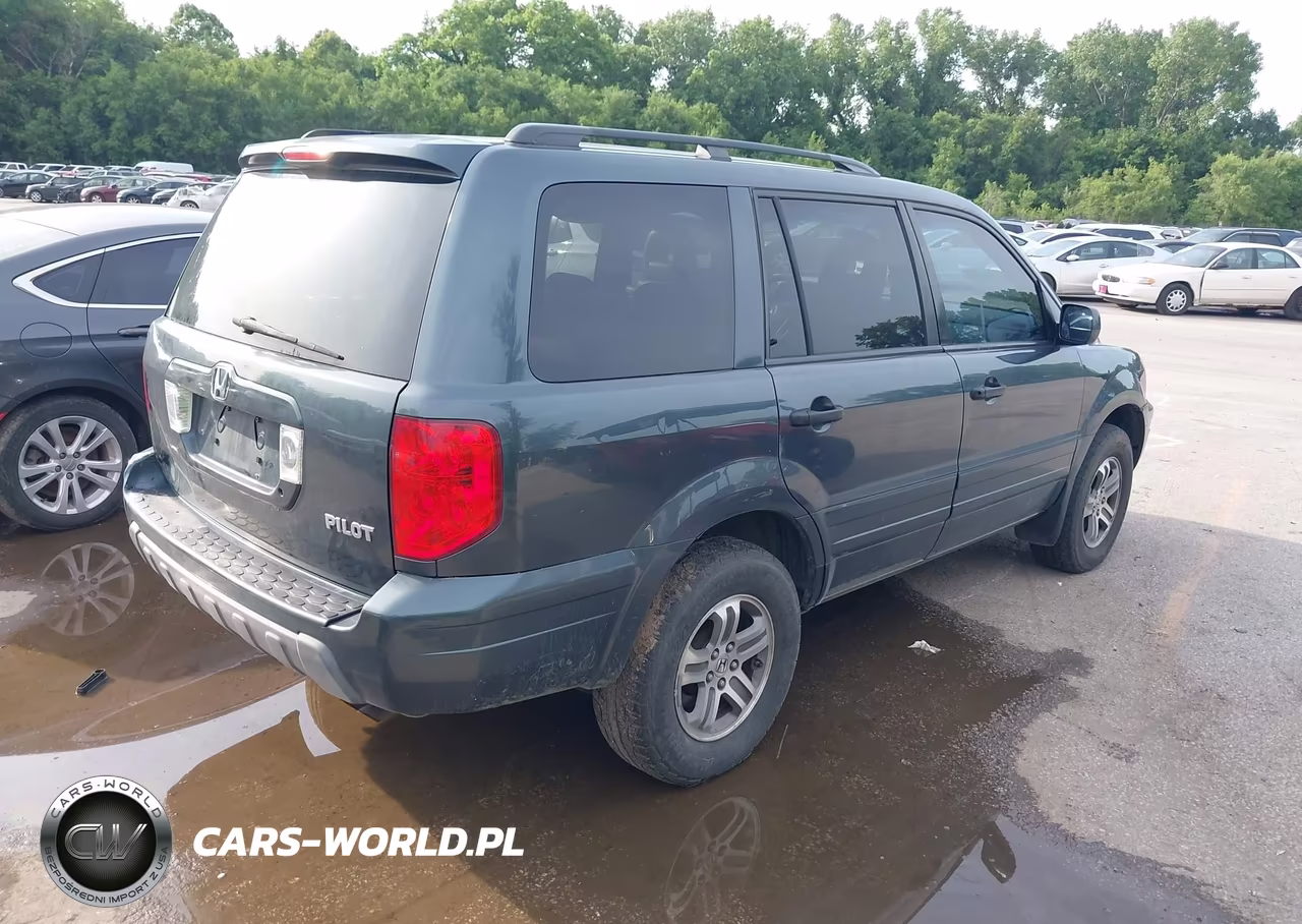 2005 Honda Pilot Ex-L VIN:5FNYF18555B010670 - 4