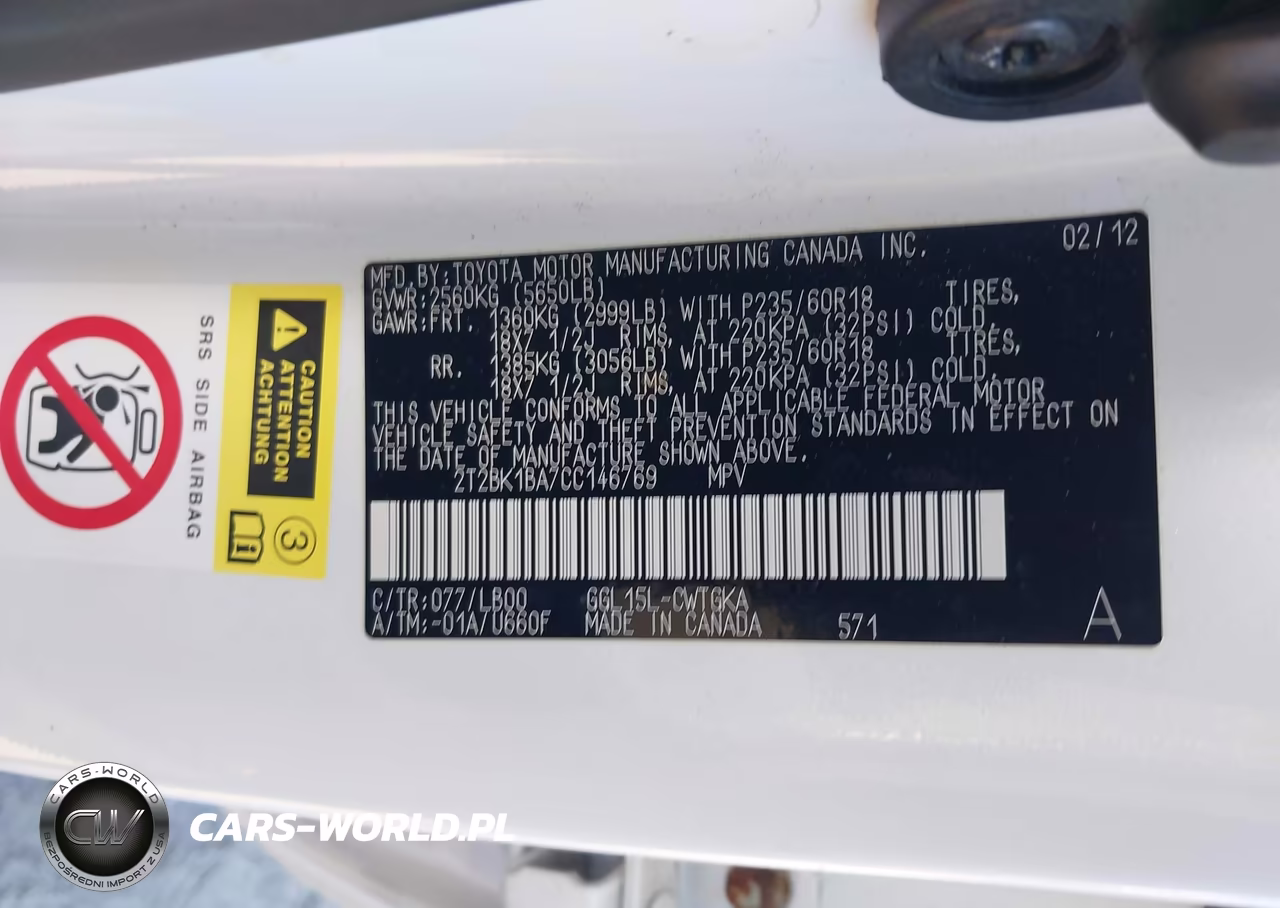 2012 Lexus Rx 350 VIN:2T2BK1BA7CC146769 - 9