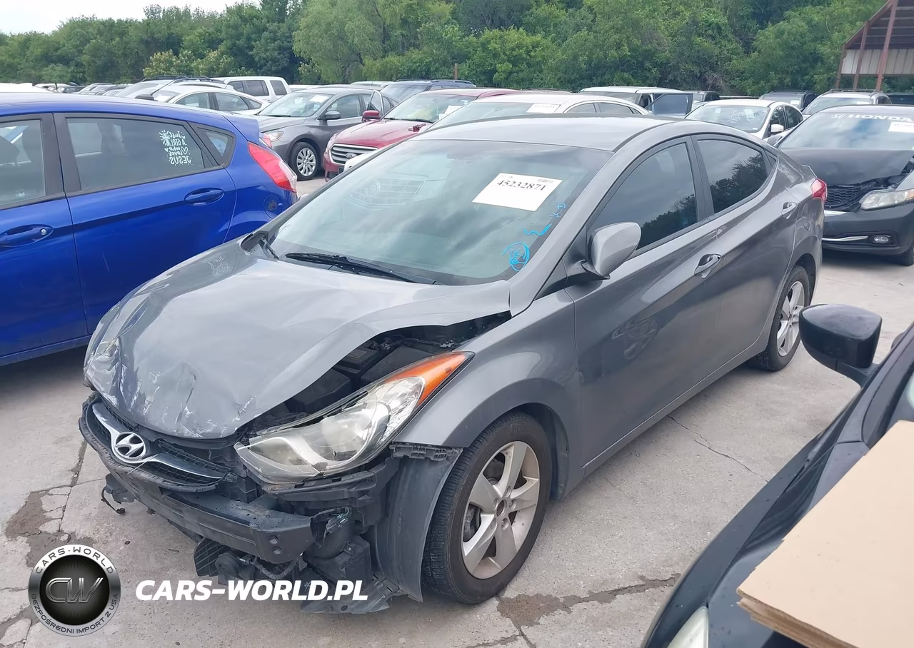 2013 Hyundai Elantra Gls VIN:5NPDH4AE3DH260297 - 2