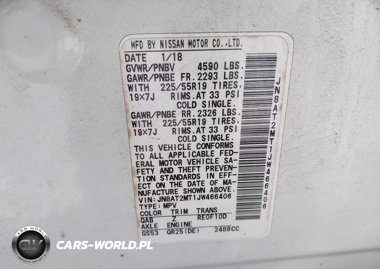 2018 Nissan Rogue Sl VIN:JN8AT2MT1JW466406 - 9