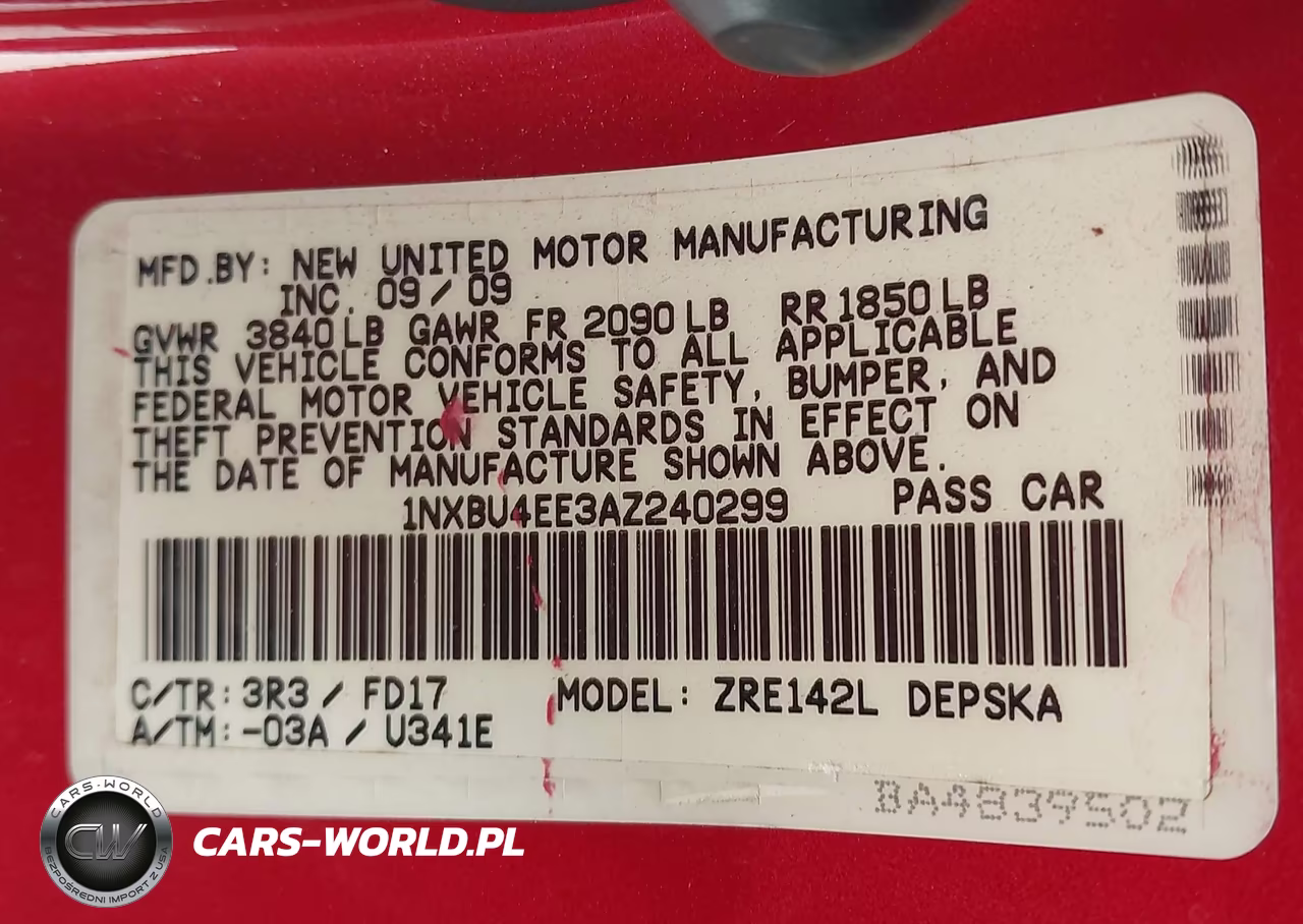 2010 Toyota Corolla S VIN:1NXBU4EE3AZ240299 - 9