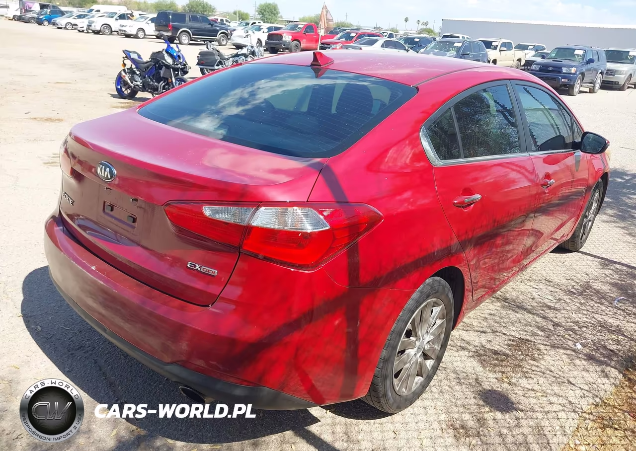 2014 Kia Forte Ex VIN:KNAFX4A86E5050281 - 4