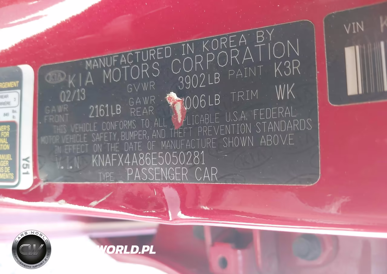 2014 Kia Forte Ex VIN:KNAFX4A86E5050281 - 9