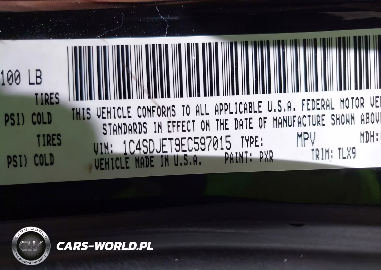 2014 Dodge Durango Citadel VIN:1C4SDJET9EC597015 - 9