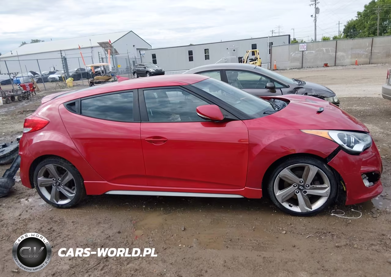 2013 Hyundai Veloster Turbo W-Black VIN:KMHTC6AE5DU163271 - 14
