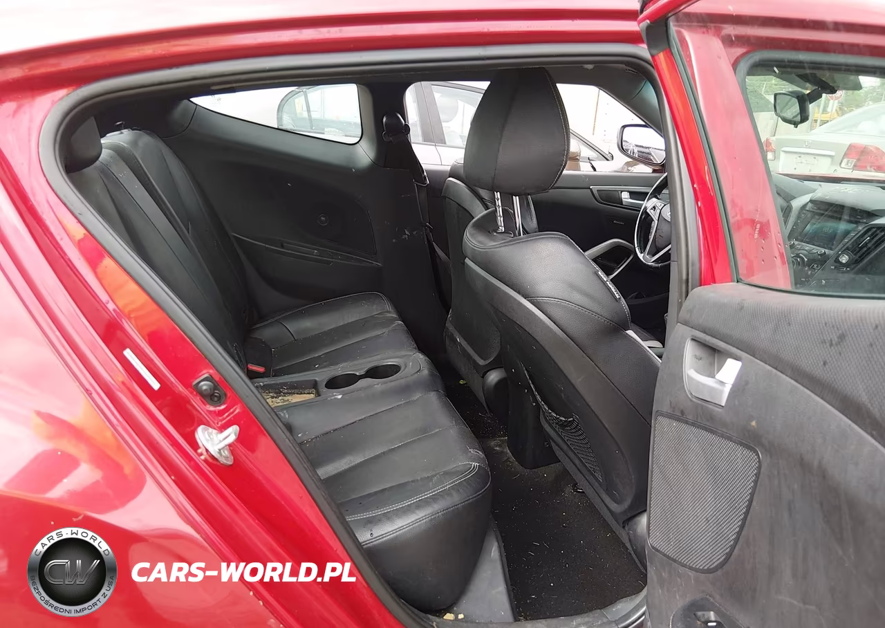 2013 Hyundai Veloster Turbo W-Black VIN:KMHTC6AE5DU163271 - 8