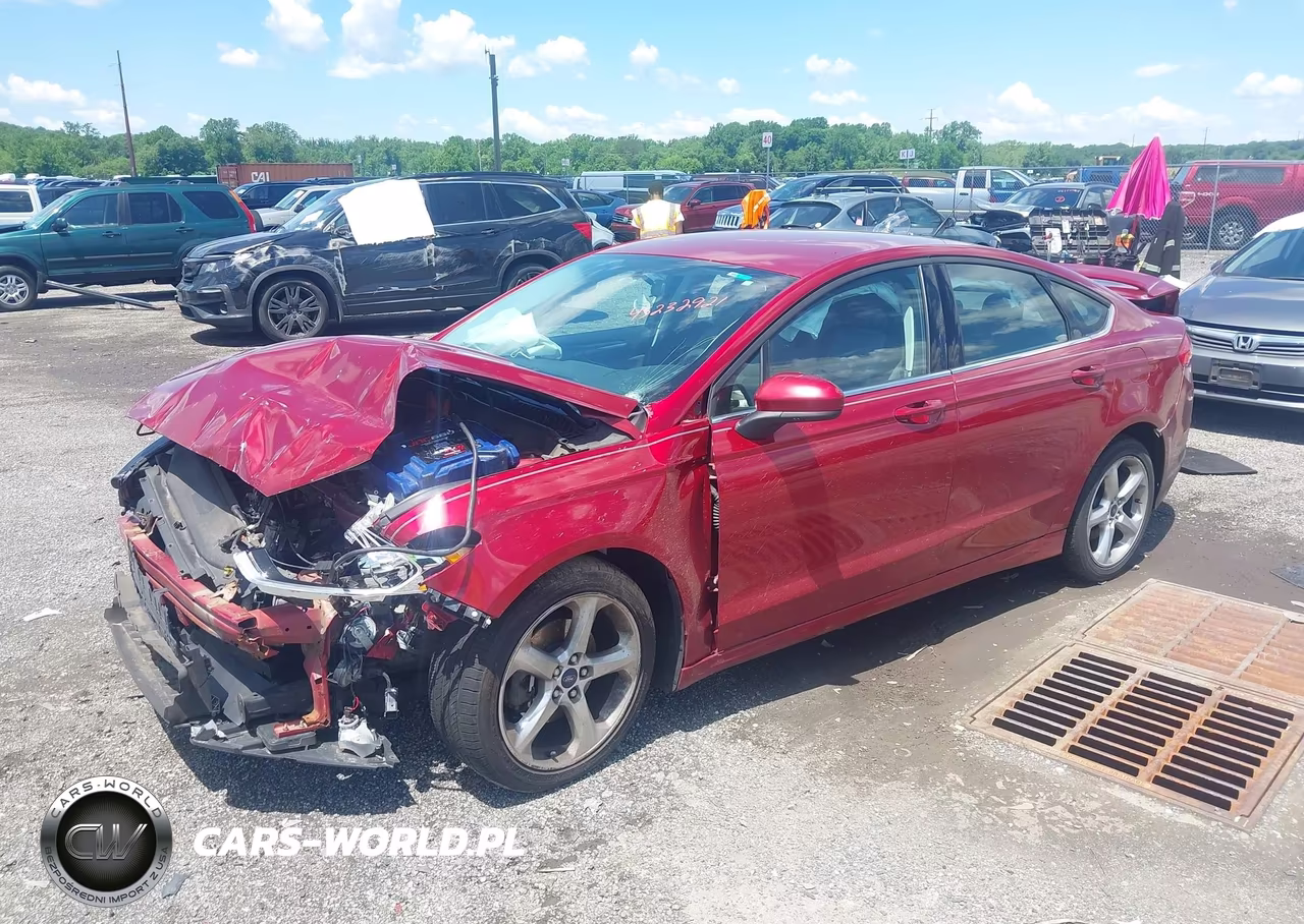 2016 Ford Fusion S VIN:3FA6P0G77GR295459 - 2