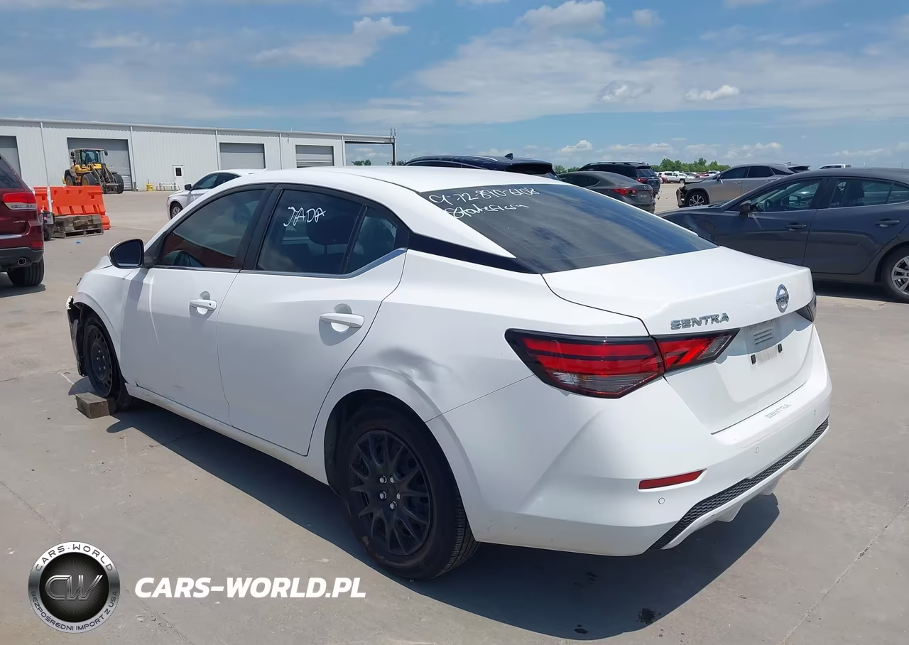 2022 Nissan Sentra S Xtronic Cvt VIN:3N1AB8BV5NY281914 - 3