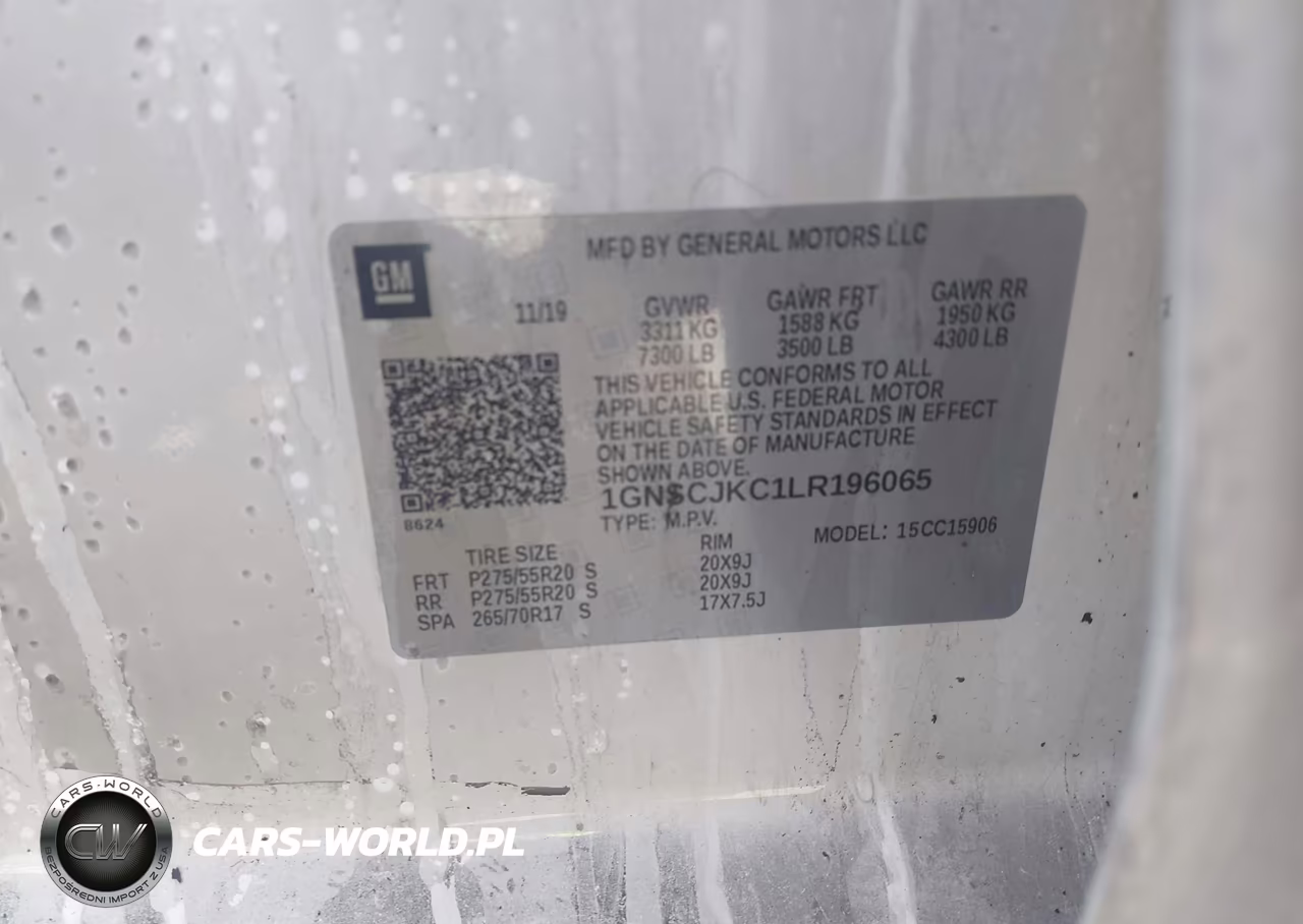2020 Chevrolet Suburban 2Wd Premier VIN:1GNSCJKC1LR196065 - 9