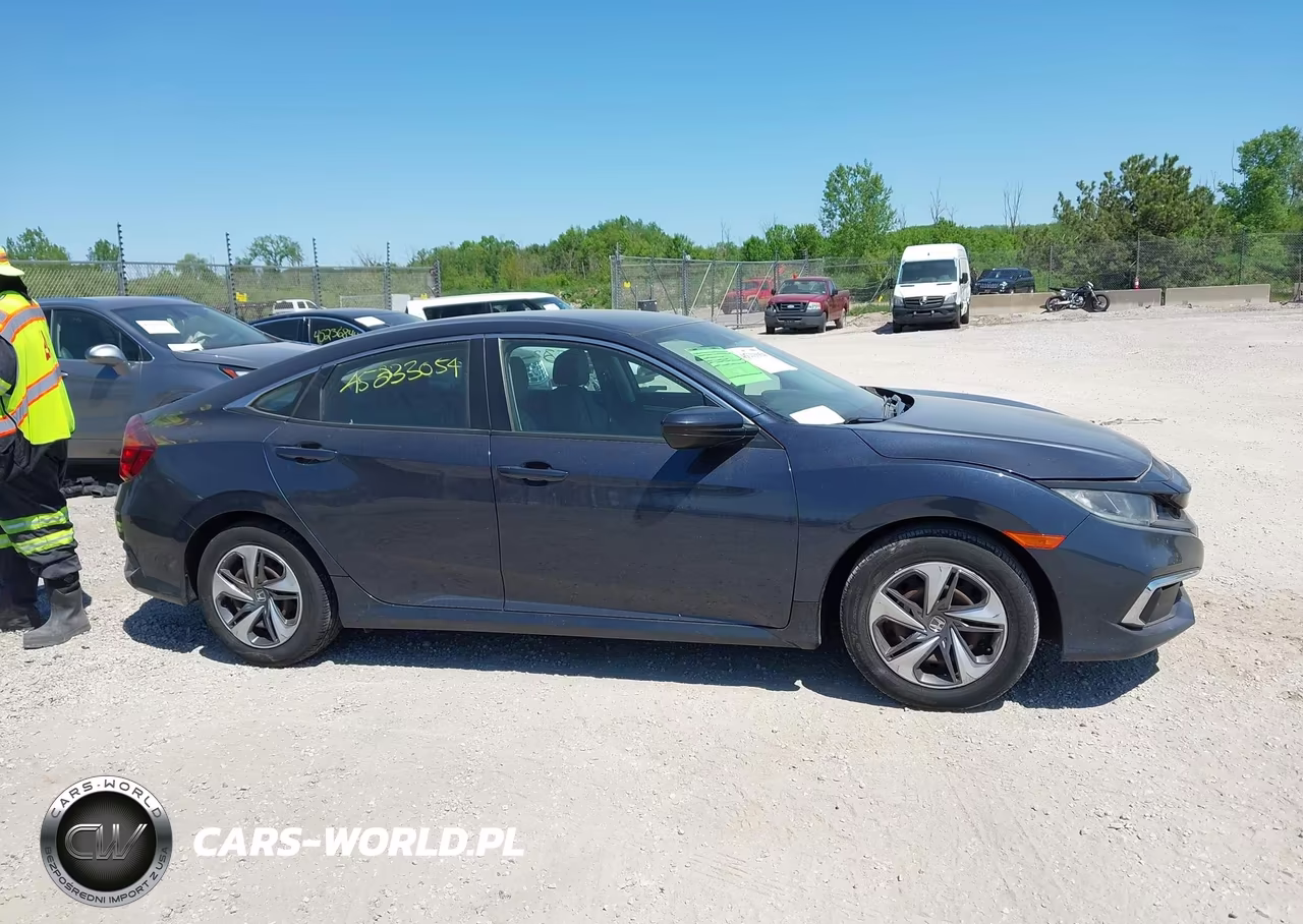 2019 Honda Civic Lx VIN:19XFC2F63KE022707 - 13