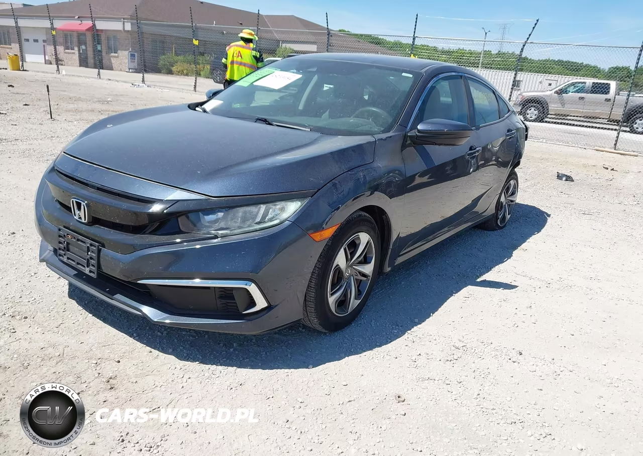 2019 Honda Civic Lx VIN:19XFC2F63KE022707 - 2