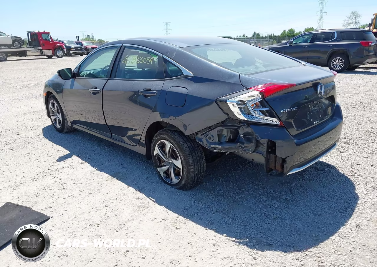 2019 Honda Civic Lx VIN:19XFC2F63KE022707 - 3