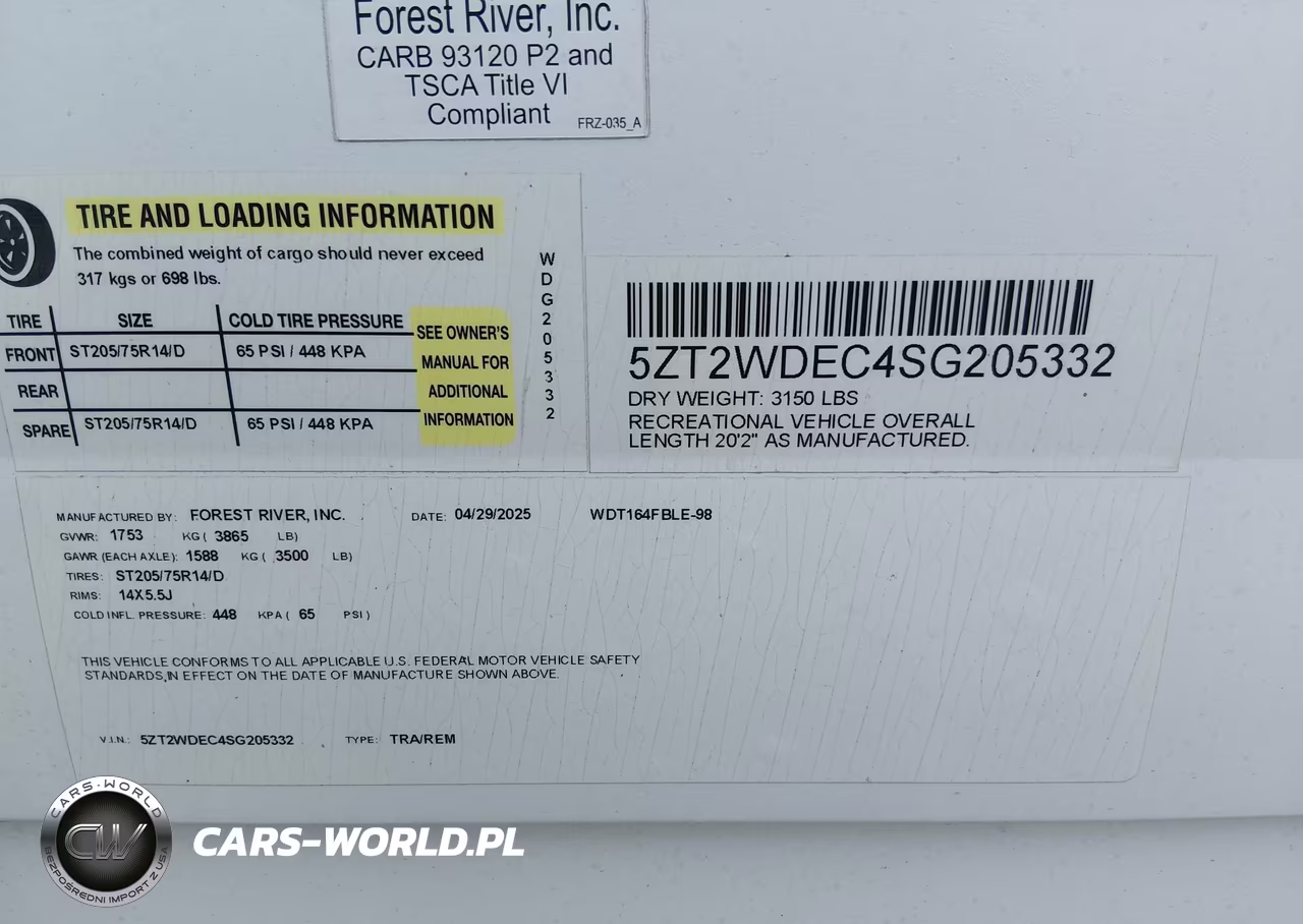 2025 Forest River Other VIN:5ZT2WDEC4SG205332 - 9