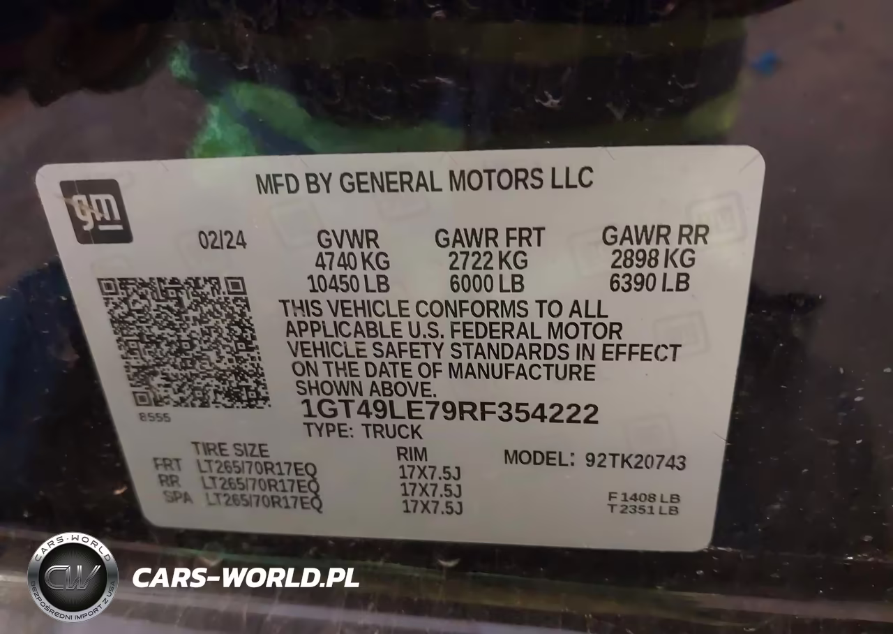 2024 GMC Sierra 2500Hd 4Wd Standard Bed Pro VIN:1GT49LE79RF354222 - 9