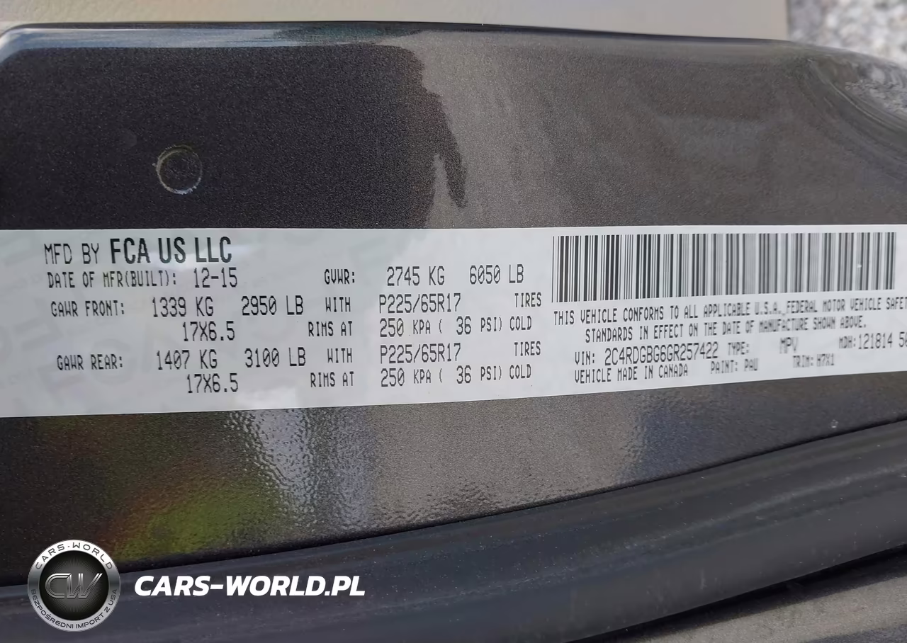 2016 Dodge Grand Caravan Se VIN:2C4RDGBG6GR257422 - 9