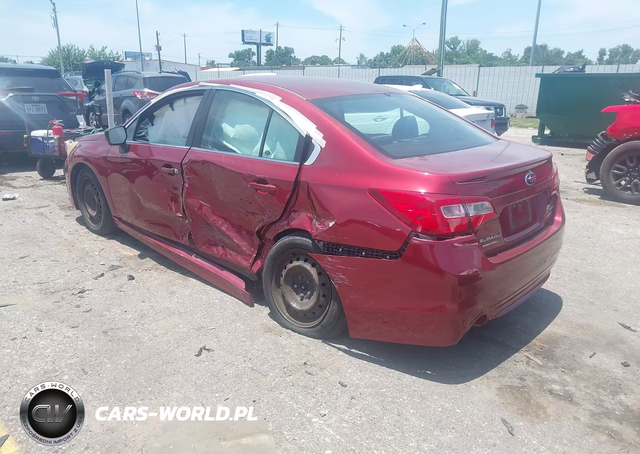 2015 Subaru Legacy 2.5I VIN:4S3BNAA61F3046561 - 3