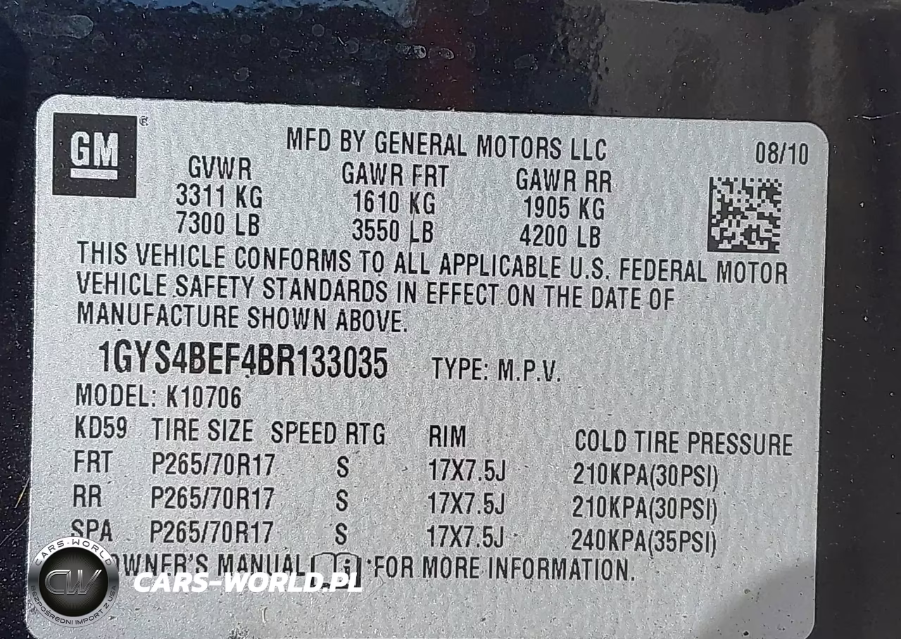 2011 Cadillac Escalade Luxury VIN:1GYS4BEF4BR133035 - 9