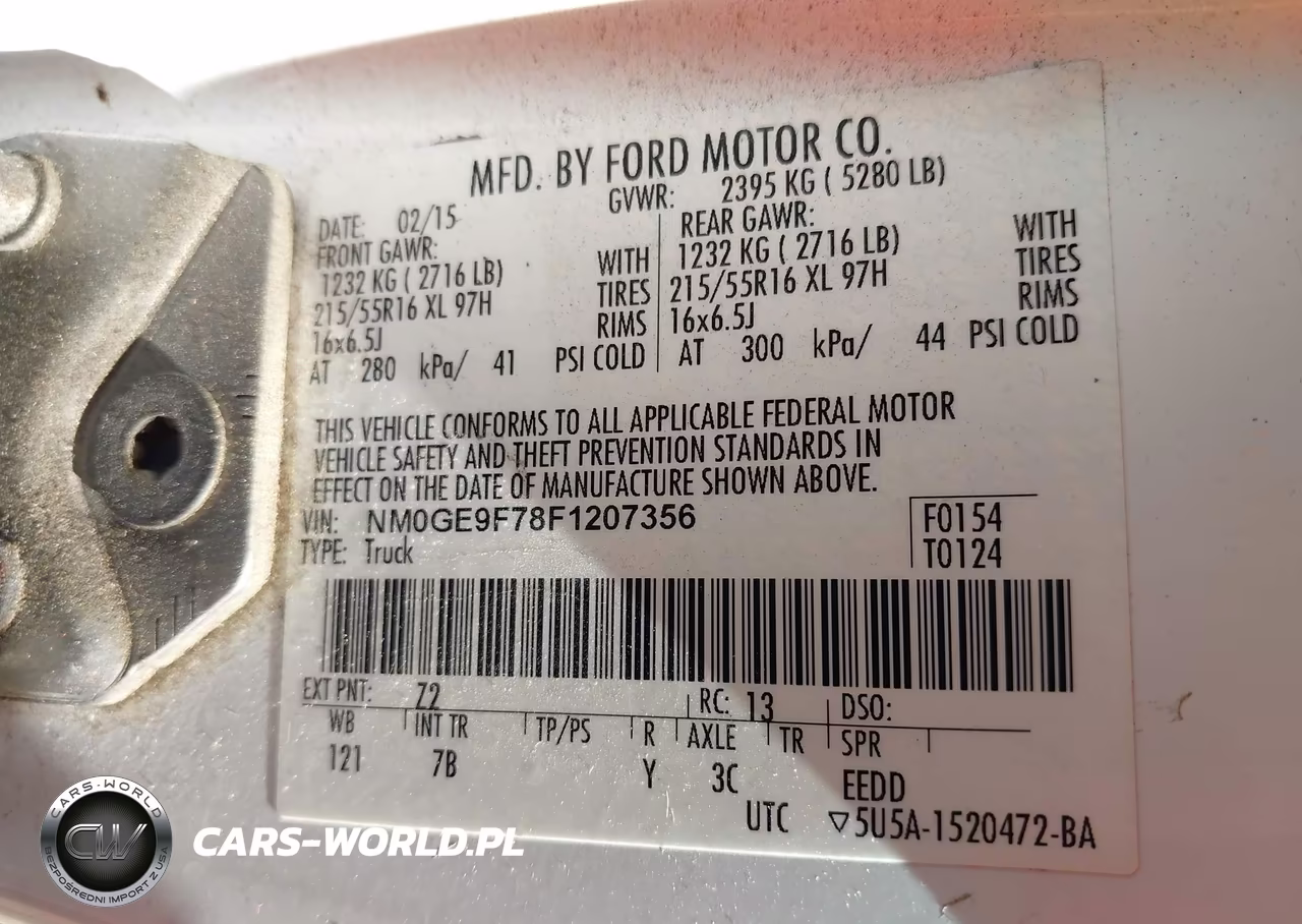 2015 Ford Transit Connect Xlt VIN:NM0GE9F78F1207356 - 9