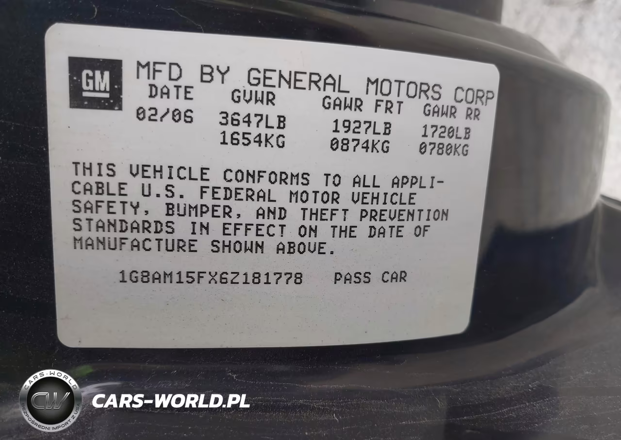 2006 Saturn Ion 2 VIN:1G8AM15FX6Z181778 - 9