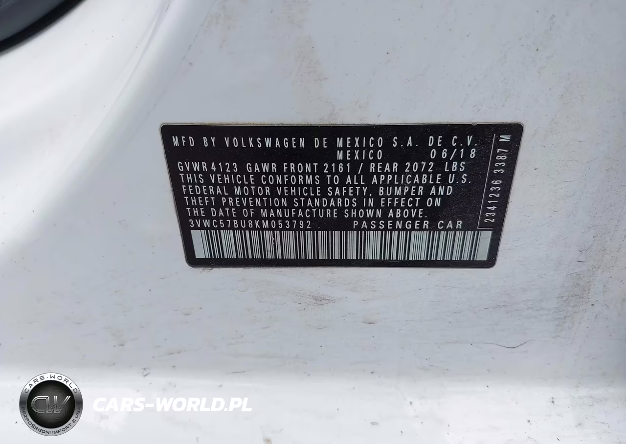 2019 Volkswagen Jetta 1.4T R-Line-1.4T S-1.4T Se VIN:3VWC57BU8KM053792 - 9