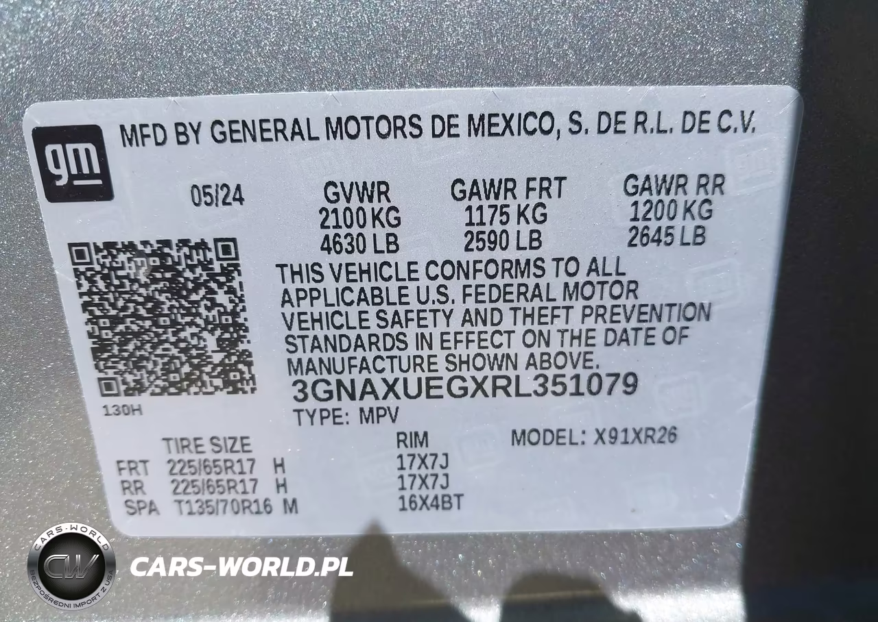 2024 Chevrolet Equinox Awd Lt VIN:3GNAXUEGXRL351079 - 9