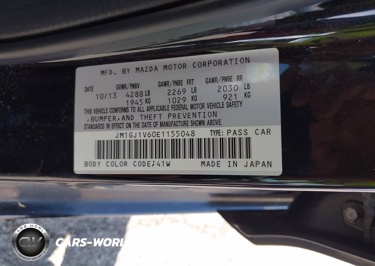 2014 Mazda Mazda6 I Touring VIN:JM1GJ1V60E1155048 - 9