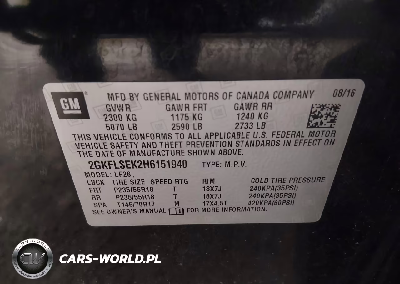 2017 GMC Terrain Sle-1 VIN:2GKFLSEK2H6151940 - 9