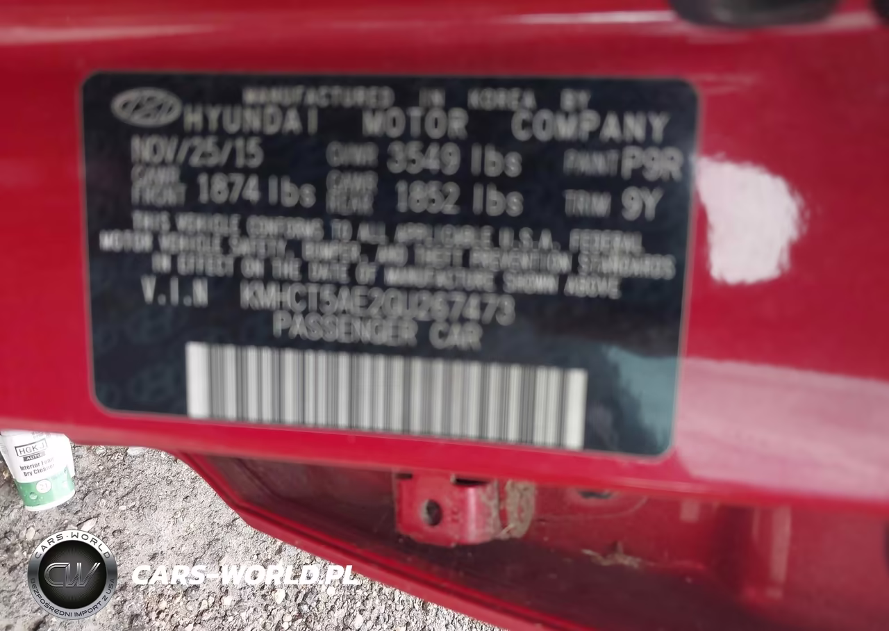 2016 Hyundai Accent Se VIN:KMHCT5AE2GU267473 - 9