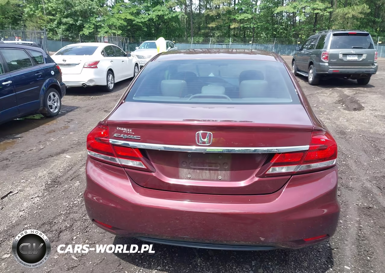 2014 Honda Civic Lx VIN:2HGFB2F58EH516260 - 16