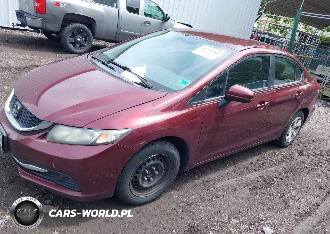 2014 Honda Civic Lx VIN:2HGFB2F58EH516260 - 2