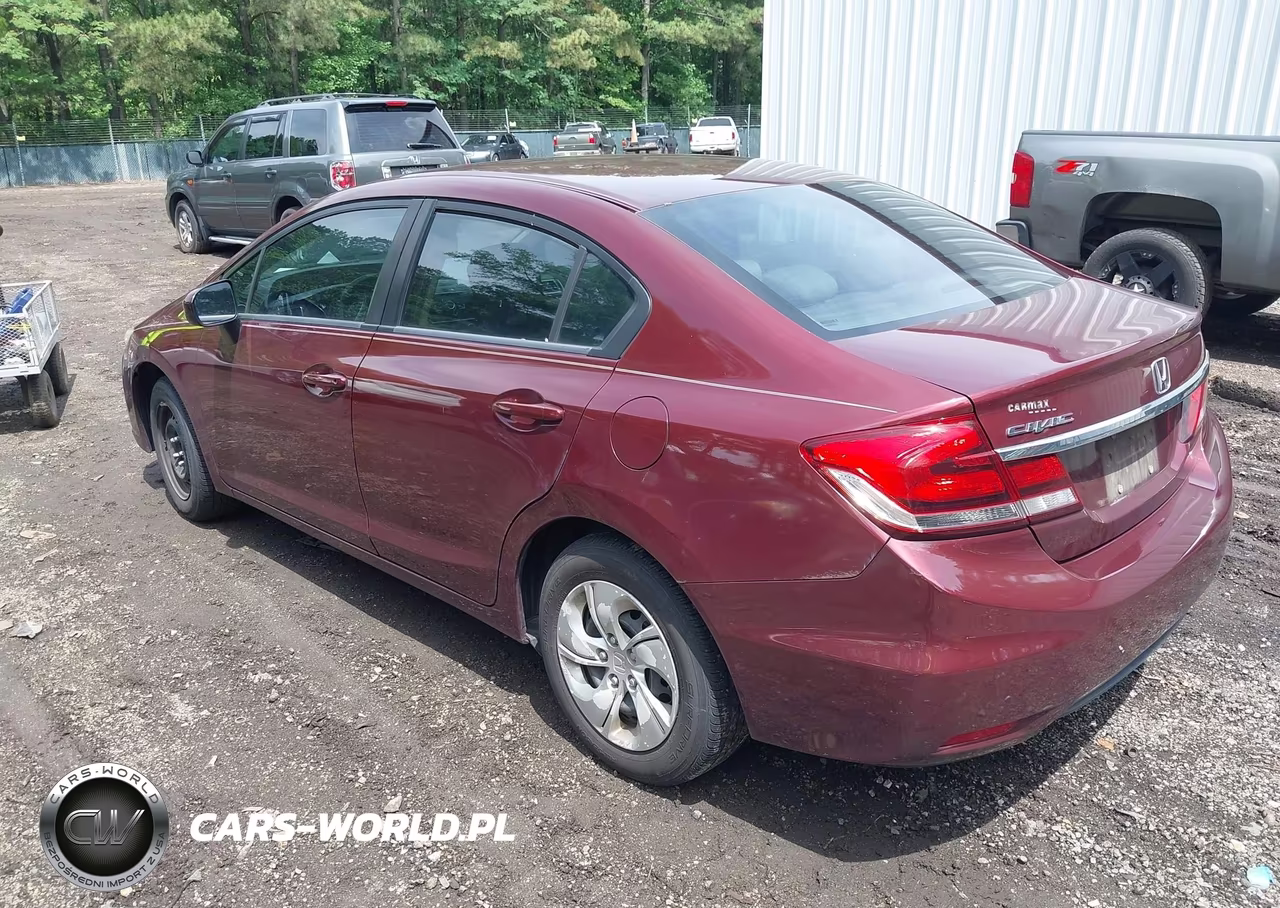 2014 Honda Civic Lx VIN:2HGFB2F58EH516260 - 3