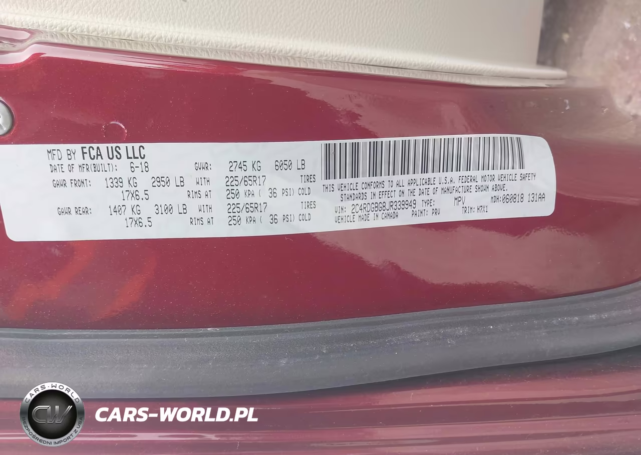 2018 Dodge Grand Caravan Se VIN:2C4RDGBG8JR339949 - 9