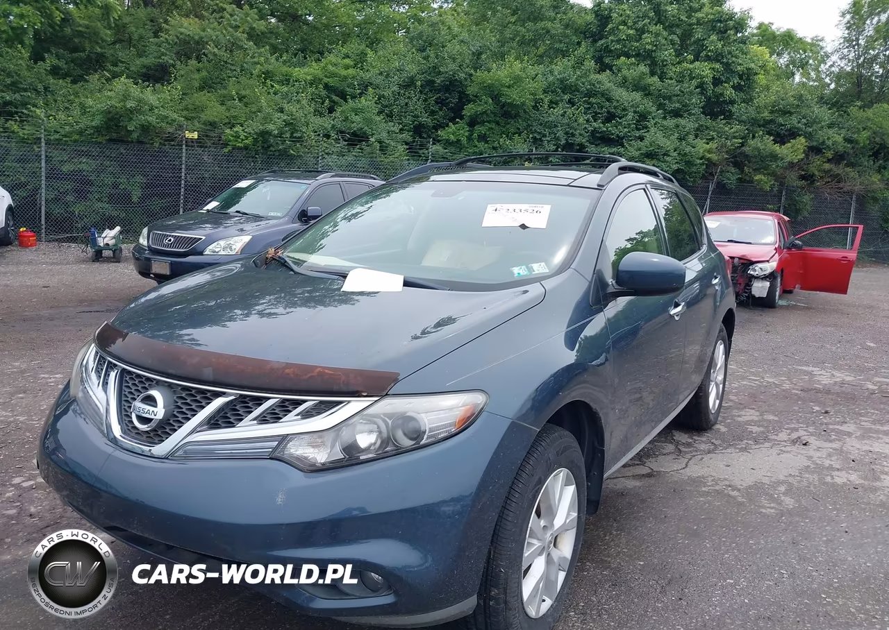 2013 Nissan Murano Sl VIN:JN8AZ1MW8DW320060 - 2
