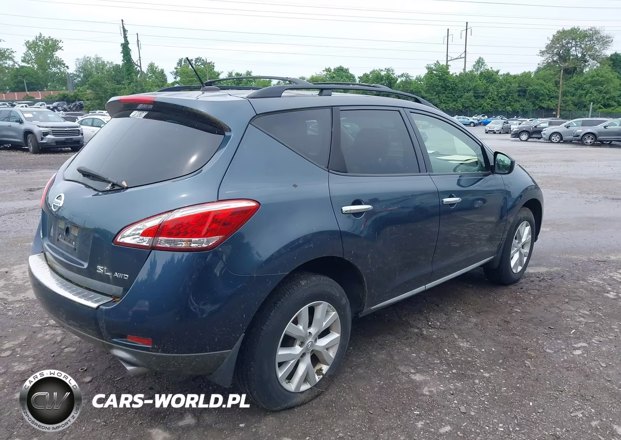 2013 Nissan Murano Sl VIN:JN8AZ1MW8DW320060 - 4