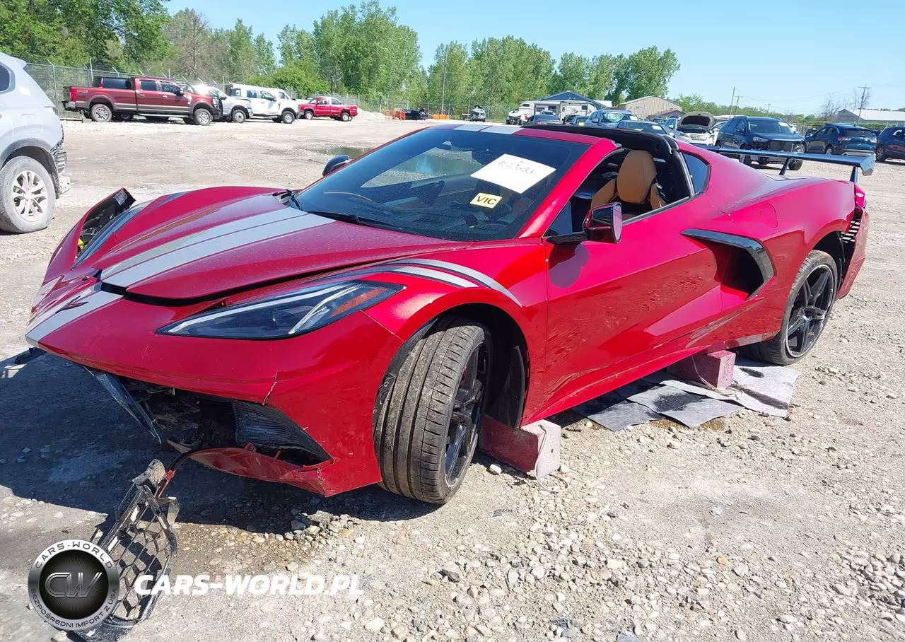 2022 Chevrolet Corvette Stingray Rwd 2Lt VIN:1G1YB2D47N5104784 - 2