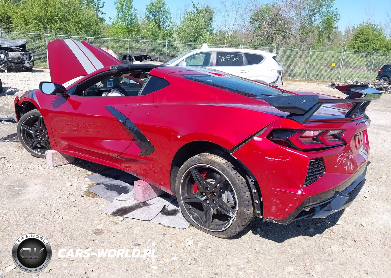 2022 Chevrolet Corvette Stingray Rwd 2Lt VIN:1G1YB2D47N5104784 - 3