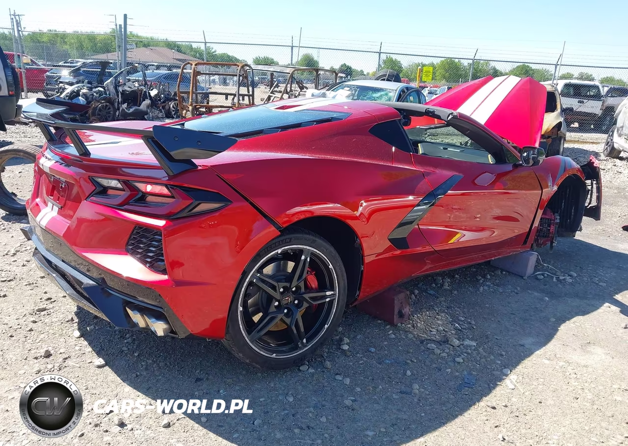 2022 Chevrolet Corvette Stingray Rwd 2Lt VIN:1G1YB2D47N5104784 - 4