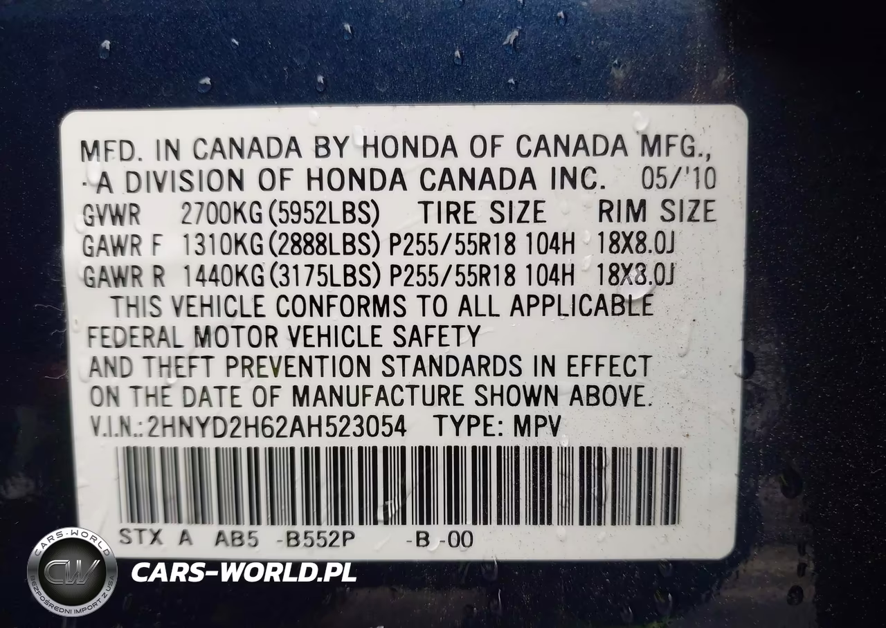 2010 Acura Mdx Technology Package VIN:2HNYD2H62AH523054 - 9