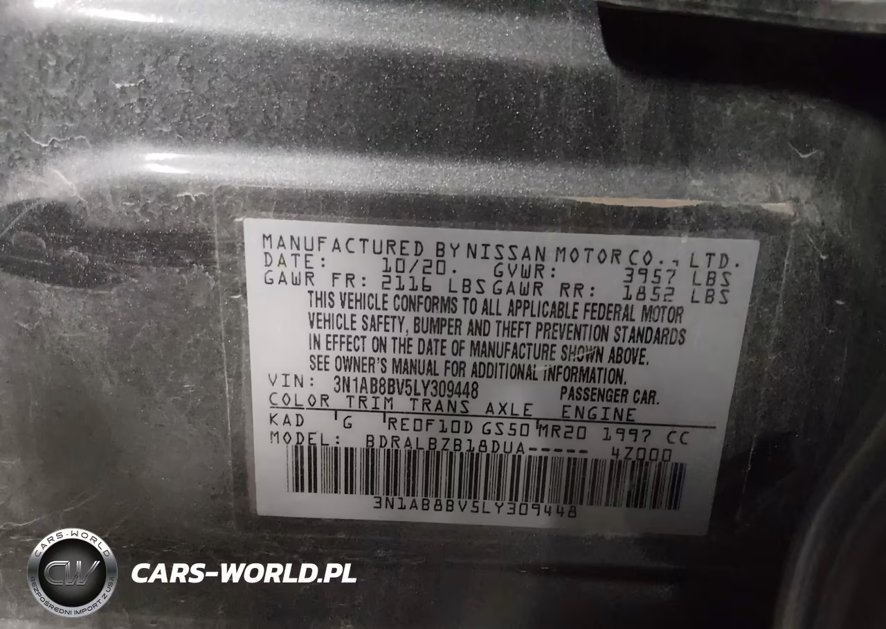 2020 Nissan Sentra S Xtronic Cvt VIN:3N1AB8BV5LY309448 - 9