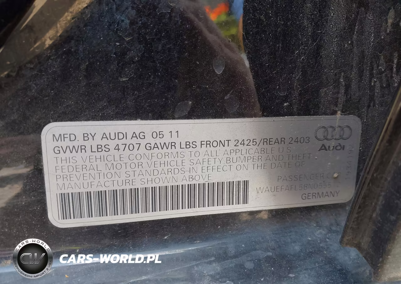 2011 Audi A4 2.0T Premium VIN:WAUEFAFL5BN055512 - 9