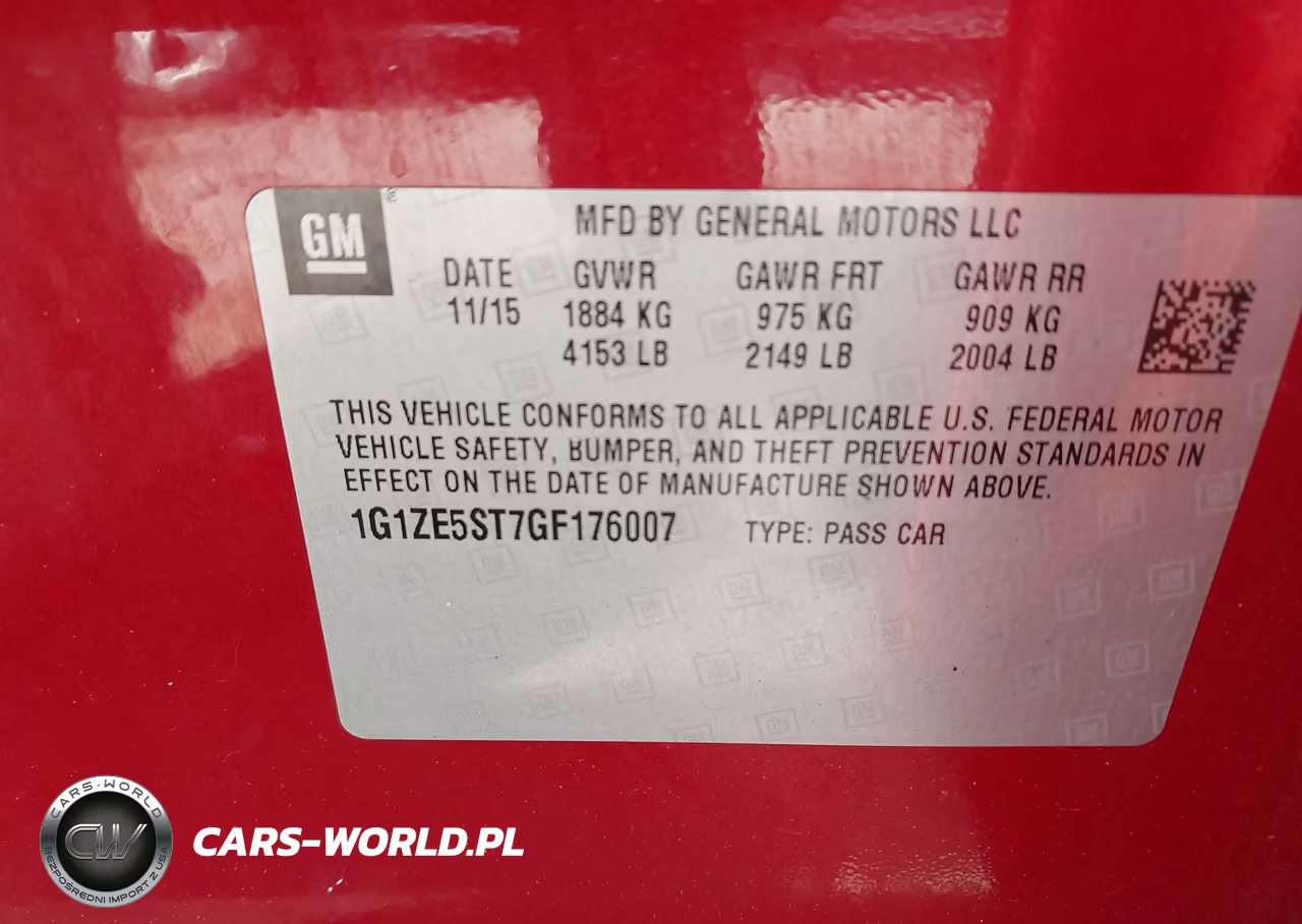 2016 Chevrolet Malibu 1Lt VIN:1G1ZE5ST7GF176007 - 9