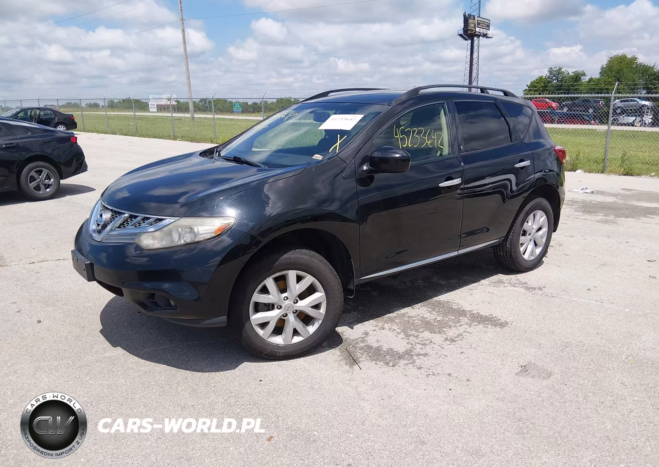 2014 Nissan Murano Sv VIN:JN8AZ1MUXEW407877 - 2