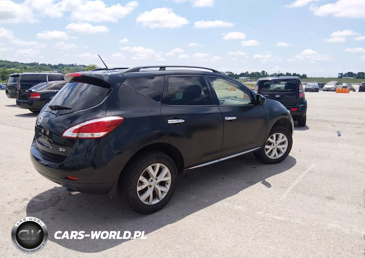 2014 Nissan Murano Sv VIN:JN8AZ1MUXEW407877 - 4