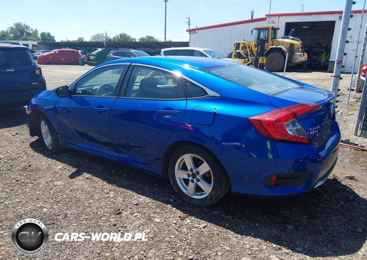2020 Honda Civic Lx VIN:2HGFC2F68LH502989 - 3
